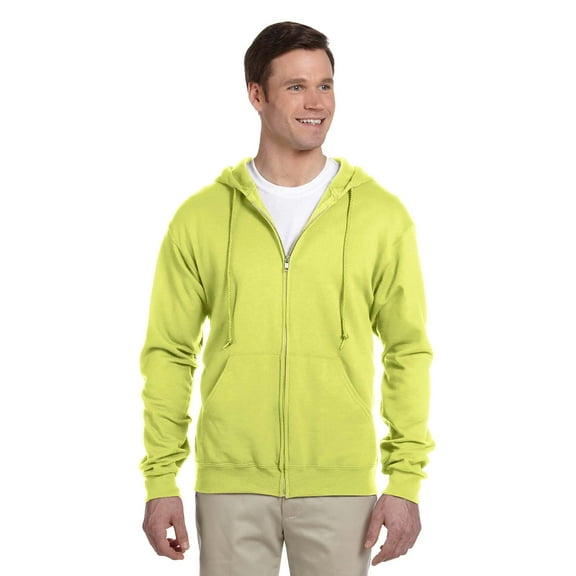 JERZEES 993 ADULT 8 OZ. NUBLEND FLEECE FULL-ZIP HOOD