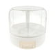thumbnail image 3 of Contenedor de almacenamiento de alimentos giratorio de 360 degree, dispensador de arroz con 6 compartimentos, ideal para dulces, granos, arroz y frijoles. Blanco, 3 of 9