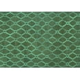 thumbnail image 1 of Ahgly Company Machine Washable Indoor Rectangle Abstract Turquoise Blue Contemporary Area Rugs, 8' x 10', 1 of 4