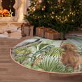 thumbnail image 5 of Lukts Watercolor African Animals Wildlife Print Color Life Christmas Tree Skirt, Winter Holiday Tree Mat Decoration ,Can be Used as A Shawl-48", 5 of 6