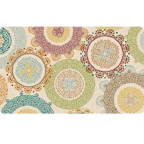 Better Homes Gardens 18 X 30 Lace Medallion Comfort Kitchen Mat Walmart Com Walmart Com