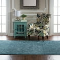 thumbnail image 3 of Linon Evolution Damask Power Loomed Polyester 5'x7'6" Rug in Blue, 3 of 4
