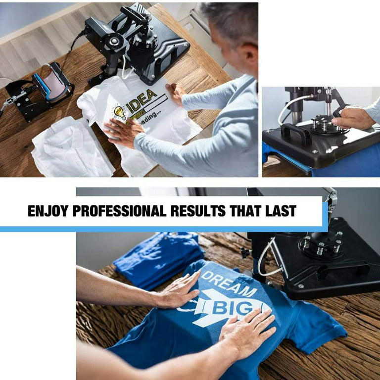 AONESY Heat Press 30 x 25 cm, Hot Press Machine for T-Shirts Handsfree Hot  Press Machine Mobile Printing Machine Iron on Machine : : Home &  Kitchen