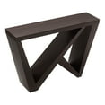 thumbnail image 6 of Furniture of America Wyll Rectangle Wood Brown Console Table, 6 of 11