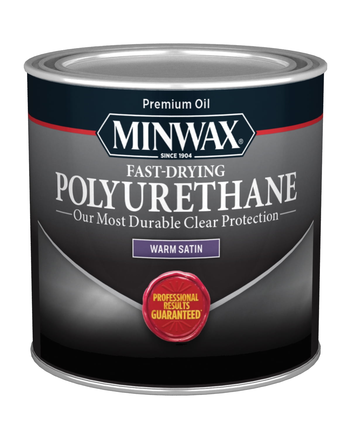 Minwax Fast-Drying Polyurethane, Satin, Clear, 1/2 Pint