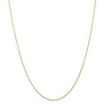 thumbnail image 1 of 14K Yellow Gold necklace Cable chain Rope 24 in 0.7 mm, 1 of 6