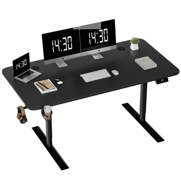 Homall Electric Height Adjustable Standing Desk, Large 55 inch Sit