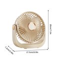 thumbnail image 4 of Desk Fan 7 Inch Portable Fan Desk Fans Small Quiet Powerful Table Fan 360 Degree, 4 of 5