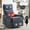 Blue, variant on 35" Fabric Recliners, Power Recliner Chair with Swivel, Oversized Recliner with Massage for Living Room, Orange