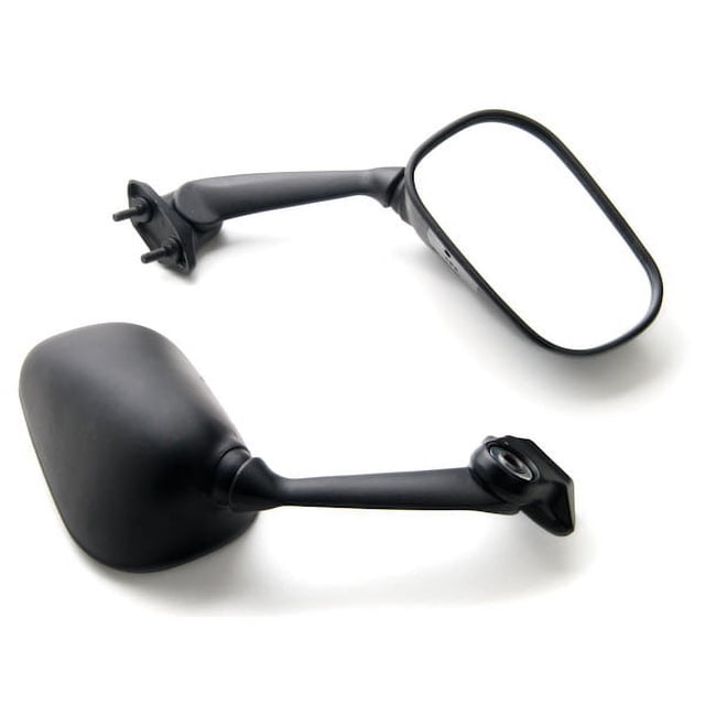 Krator Miroirs de Course Style OEM - Compatible avec Yamaha YZF R6 Noir Gauche & Droite (2008-2012)