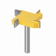thumbnail image 5 of Industrial-Grade 4-Flute T-Slot Cutter with 6mm Shank - 12.7mm Max Cutting Depth, Compact Lightweight Design for Precision Woodworking & Multi-Bed Compatibility, Efficient 4-Tooth T-Type Router Bit, 5 of 5