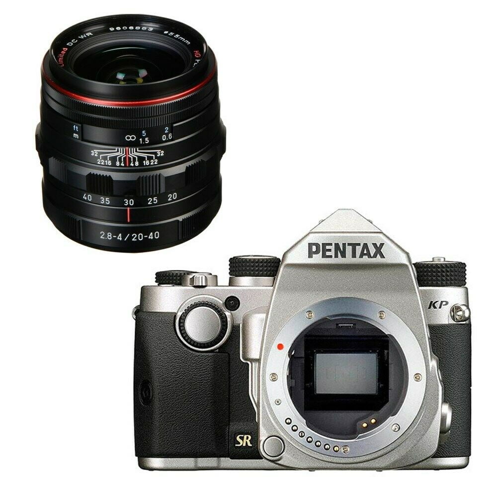 Pentax KP DSLR Camera Silver Pentax HD DA 2040mm f/2.84 ED Limited DC