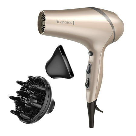 Remington Pro Hair Dryer with Color Care Technology, Champagne/Gray,