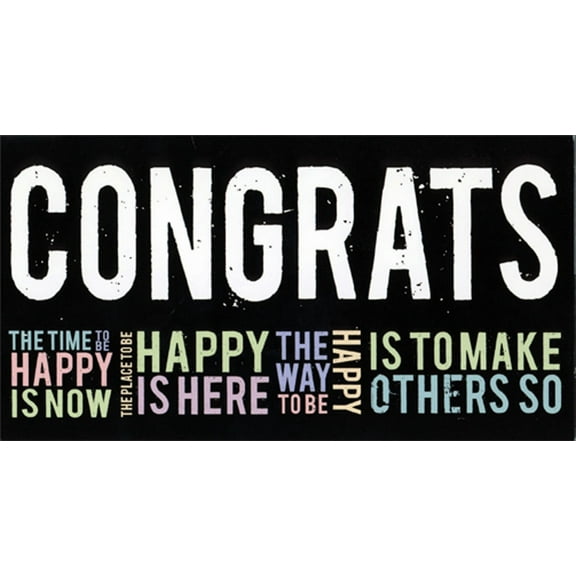 RSVP The Time, Place and Way To Be Happy : Money Holder or Gift Card Holder Graduation Congratulations Card