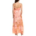 thumbnail image 2 of JUAN DE DIOS womens  Polera Silk Maxi Dress, 2, Pink, 2 of 3