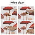 thumbnail image 4 of JEUXUS Watercolor Mushrooms Round Tablecloth Waterproof Tablecover for Outdoor Patio Party Picnic Wedding Indoor Kitchen Dinner Tabletop Decoration, 4 of 7