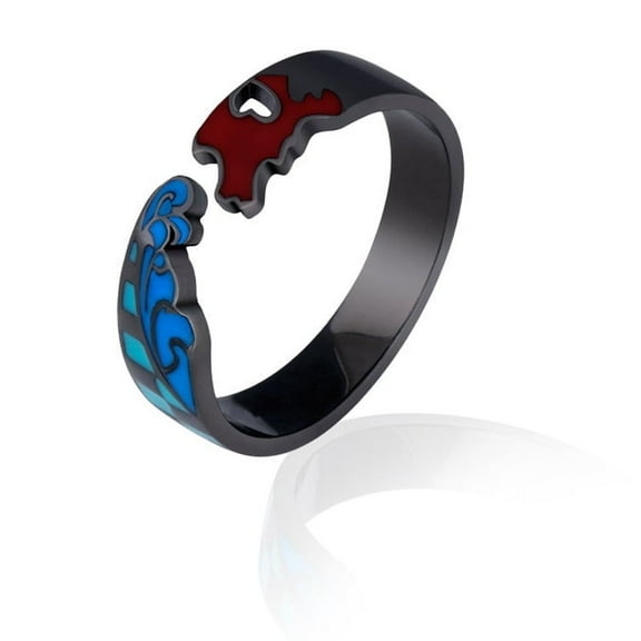 Impression Ring Anime Pattern Unisex