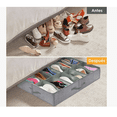 thumbnail image 2 of Zapatera Plegable Bajo Cama 2pz Organizador 24 Pares Zapatos, 2 of 4