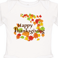 thumbnail image 4 of Inktastic Happy Thanksgiving Boys or Girls Long Sleeve Baby Bodysuit, 4 of 5