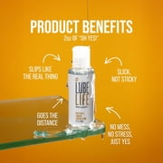LUBELIFE Travel Size Water-Based Lubricant For Sex, Non-Staining and Easy Clean Personal Lube, Toy-Safe, 2 fl oz