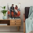 thumbnail image 5 of UXIEQU Young Romantic Couple Canvas Wall Art 15.75x11.81 Inches, 5 of 8