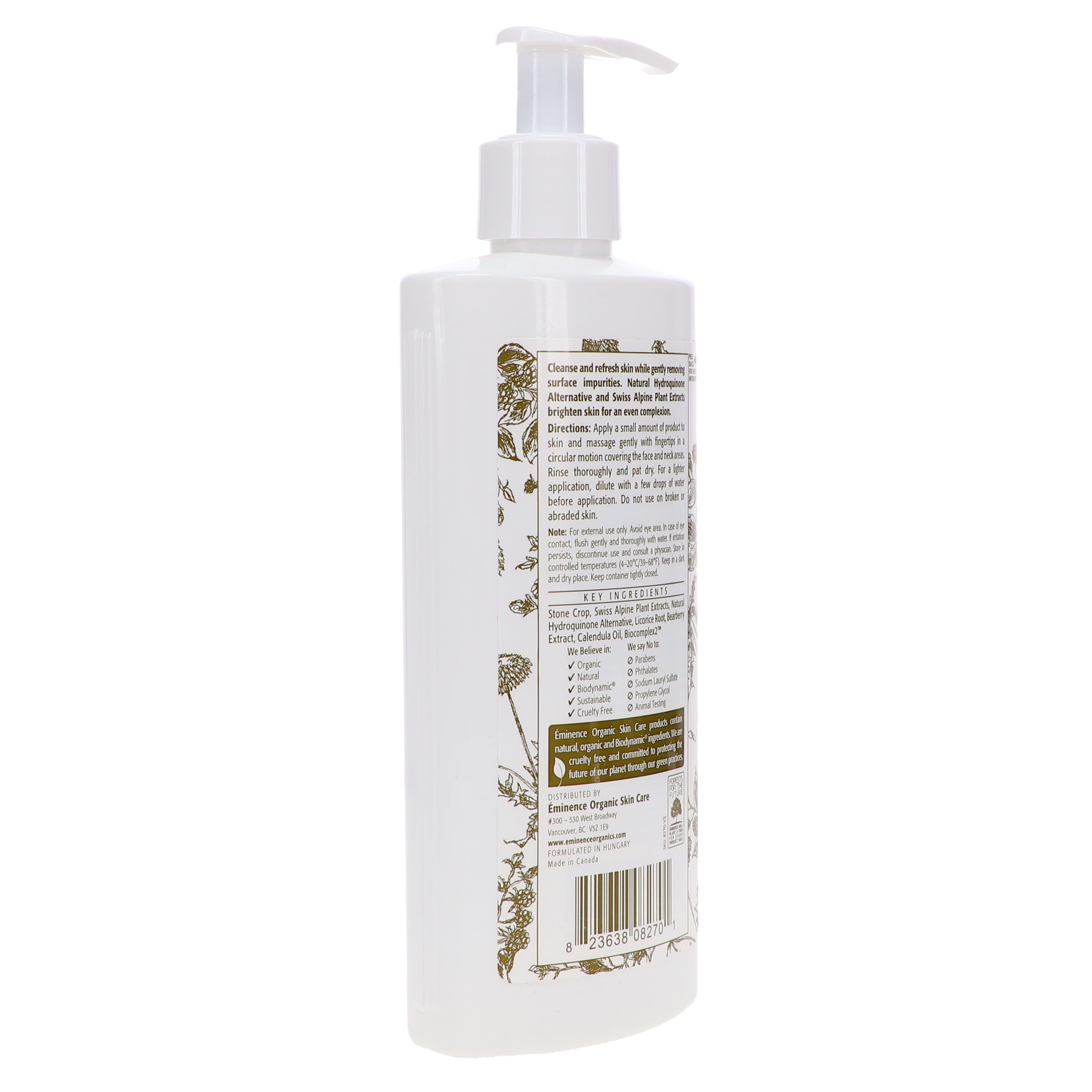 Eminence Bright Skin Cleanser 8.4 oz