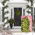 thumbnail image 3 of SM-XLHN Merry Christmas House Flag 28x40 Inch Double Sided, Christmas Tree Xmas Winter Holiday Yard Outdoor Decorative Flag, 3 of 6