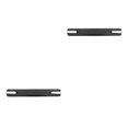 thumbnail image 2 of relayinert Universal Luggage Grip Convenient Travel Suitcase Handle Pull Carry Strap Replacement Black TM-103 2Set, 2 of 6