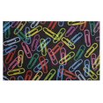 thumbnail image 1 of Tapis rectangle amusant pour enfant Trombones multicolore nylon, 1 of 2
