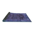 thumbnail image 2 of Ahgly Company Indoor Square Oriental Blue Traditional Area Rugs, 4' Square, 2 of 4