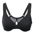 thumbnail image 6 of DELIMIRA Women's Front Closure Racerback Bras Plus Size Underwire Unlined Full Coverage Bras, 6 of 6