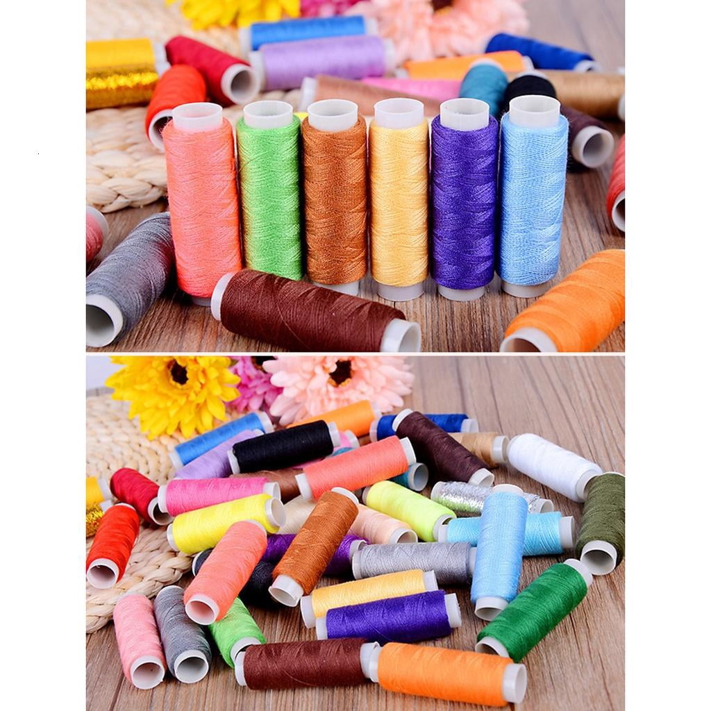 Youthyao 100 Colors Polyester Threads Sewing Thread Kits for Sewing Machines Hand Sewing