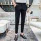 thumbnail image 5 of Pantalones de traje ajustados para hombre, de algodón, con 9 bolsillos, estilo coreano, baratos, elegantes, de verano, 2024, 5 of 5