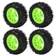 thumbnail image 3 of 4 unids 82mm delantero trasero goma Discos de neumáticos y 10 radios rueda Llantas set para wltoys 144001 1/14 RC off road Coche, 3 of 8