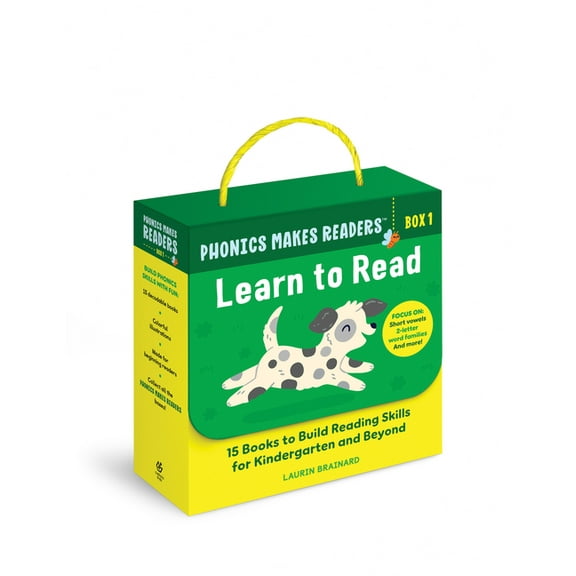 Phonics Makes Readers Phonics Makes Readers: Learn to Read Box 1: 15 Books to Build Reading Skills for Kindergarten and Beyond, (Paperback)