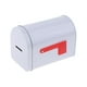 thumbnail image 5 of Buzón de correos navideño decorativo de hierro para cartas, moderno buzón para dejar correos Blanco, 5 of 9