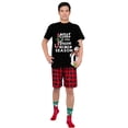 thumbnail image 3 of iHapHap Family Christmas PJs Jesus Plaid Short Sleeve Set, 6-7Y-Kid, 3 of 6