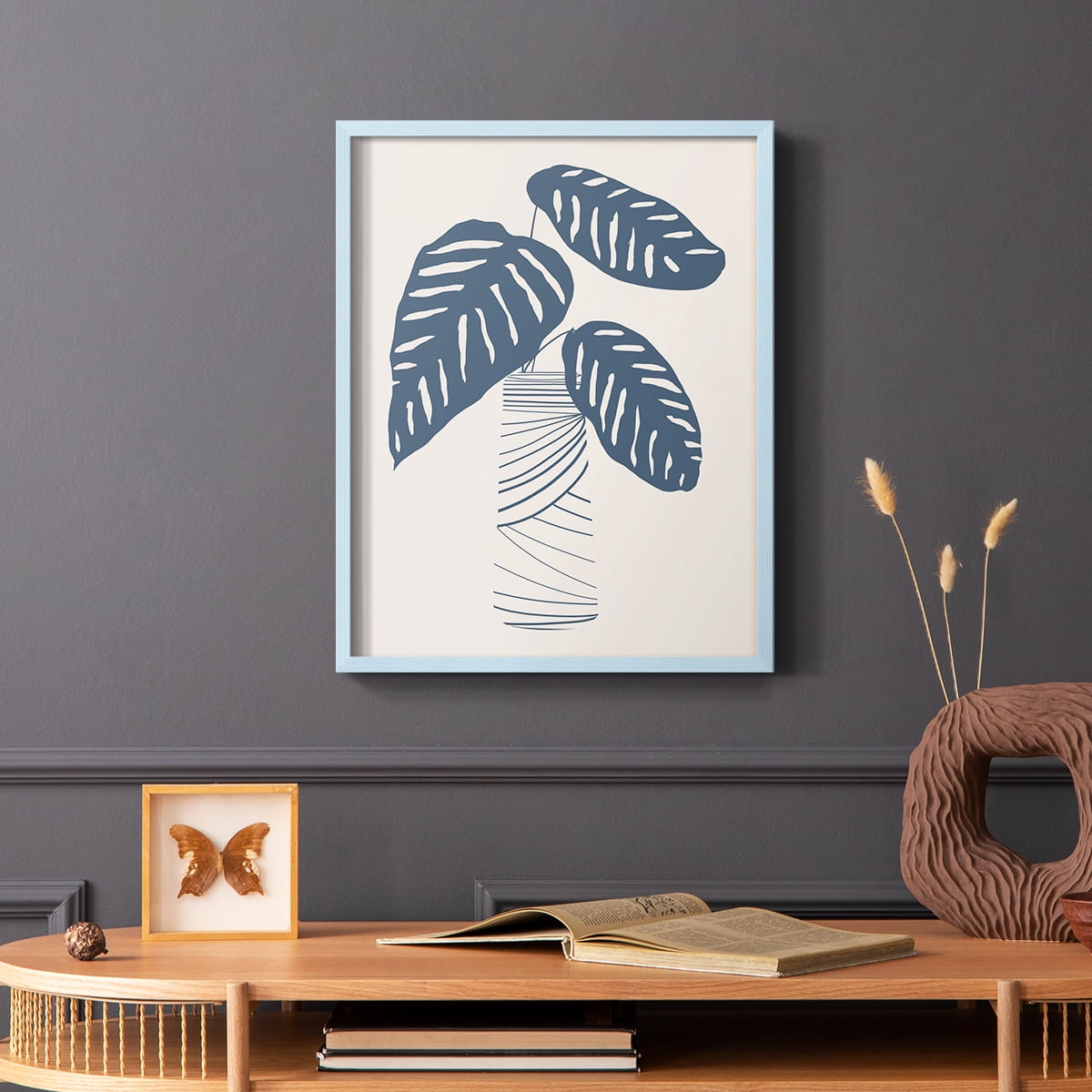 Wired in Monochrome II Framed Print - Solid Wood in Single Picture Frame Solid Wood 2 Framed Print