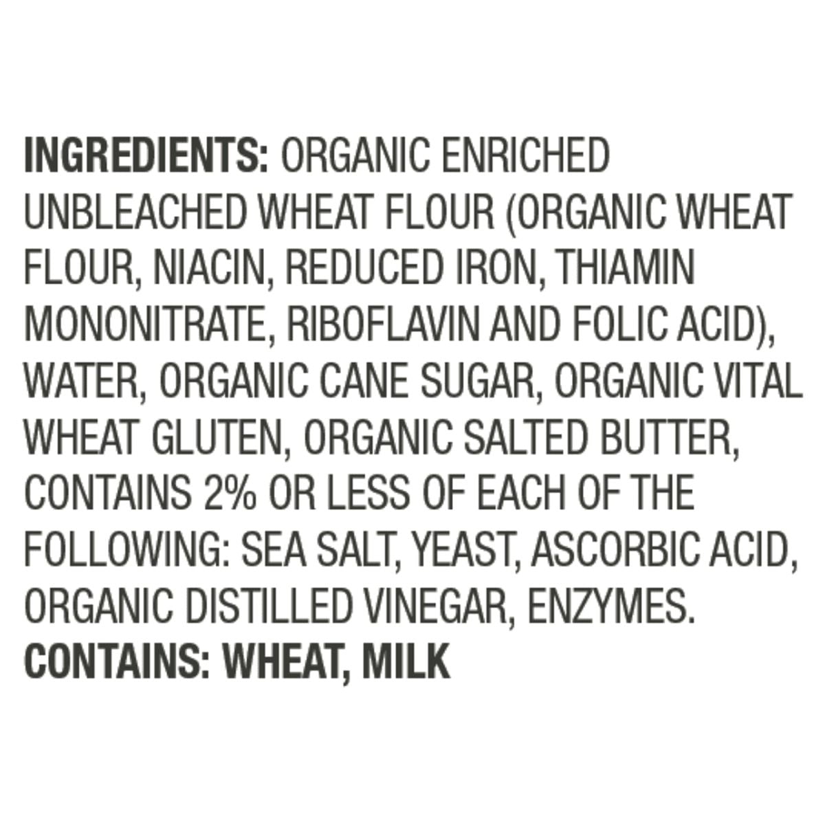 Naked Bread Sliced Organic Bare White Sandwich Loaf, 22.5 oz