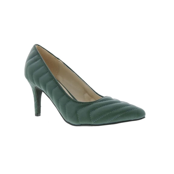 Bellini Ames Women Dress Pump Shoes In Green Smooth