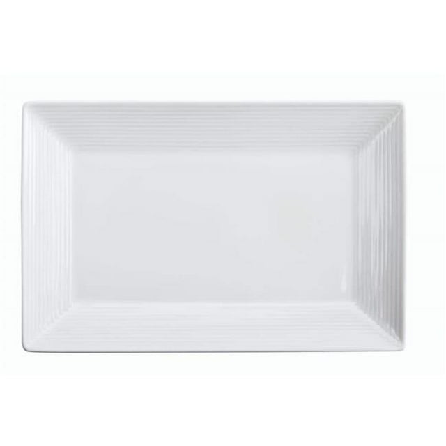 Oneida L6600000350R Plaque Rectangulaire en Porcelaine 10,375 Po