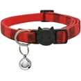 thumbnail image 1 of YISITIAN Cat Collar with Bell - Plaid Pattern, Adjustable & Breakaway Design (8-12 Inches) - Cute Pet Collar for Kittens (Suitable for Male & Female Cats) - Perfect Pet Gift & Accessory (Red, 1 Pack), 1 of 6