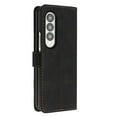 thumbnail image 3 of SaniMore Wallet Case for Samsung Galaxy Z Fold 4, Magnetic Clasp PU Leather Stand [RFID Blocking] Card Slot Flip Folio Cover with Folding Kickstand TPU Shockproof Interior Cover, Black, 3 of 7