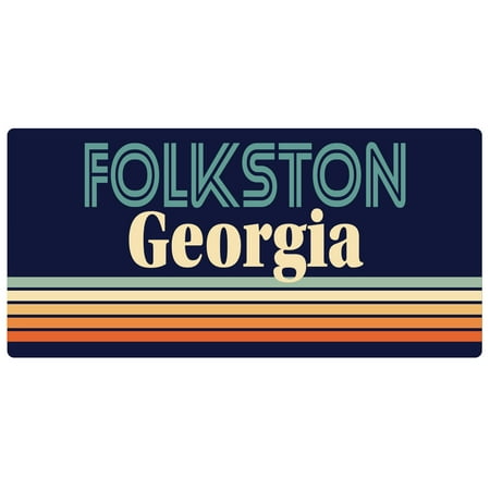 

Folkston Georgia 5 x 2.5-Inch Fridge Magnet Retro Design