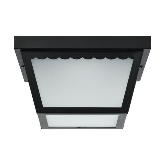 Nuvo Lighting - Carport - 12W LED Outdoor Flush Mount In Transitional Style-5.2