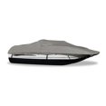 thumbnail image 4 of Carver Boat Cover 7INF12BF-10 Styled-To-Fit; Used For Storage; Blunt Nose Inflatable Boat; Water Repellant/UV Protection/Mildew Resistant; Slate Gray; Poly-Flex II Marine Grade Polyester, 4 of 5