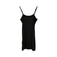 thumbnail image 2 of Pxiakgy summer dresses for women Solid Summer Slim Fit Strap Short Dress Off Shoulder Stretch Dress womens dresses casual dresses for women Black + 4XL, 2 of 4