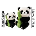 thumbnail image 4 of Cute Panda Plush Toy With /Tree Stump Adorable National Stuffed Pillow For Girlfriend, 4 of 8