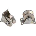 thumbnail image 5 of Steel Sliding Gate Roller Wheels - 2 Inch V-Shaped Track Rail with Bracket, 2 Pcs, 5 of 5