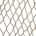 thumbnail image 5 of Northlight Lattice Macrame Rope Hammock with Wooden Bars - 74" x 59" - Cream, 5 of 9